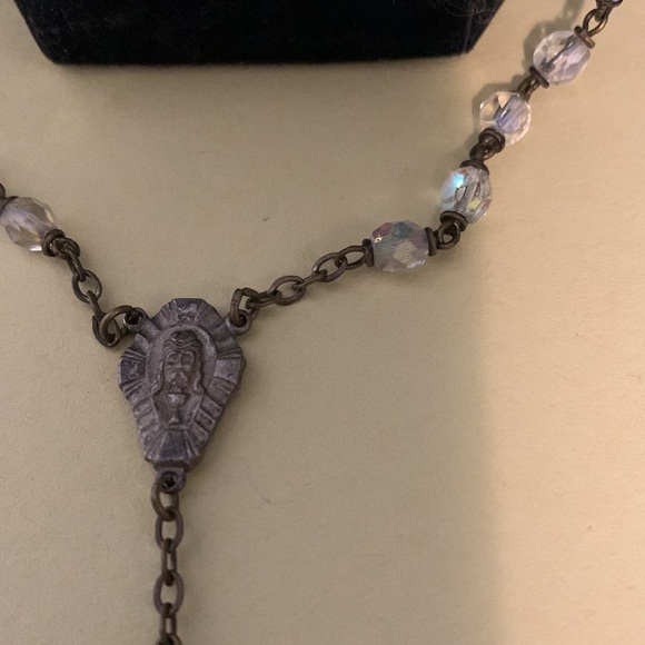 Vintage necklace with crucifix  26” - Picture 5 of 6